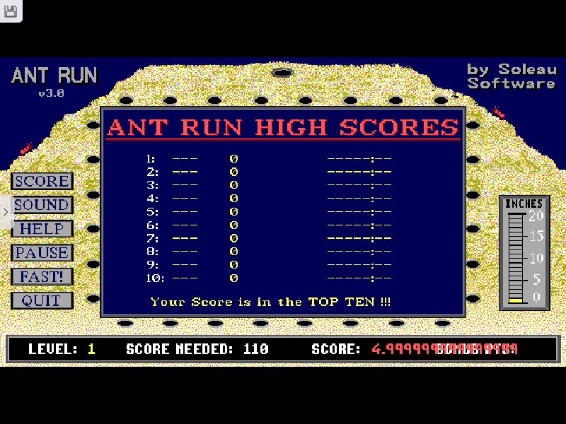 Ant Run